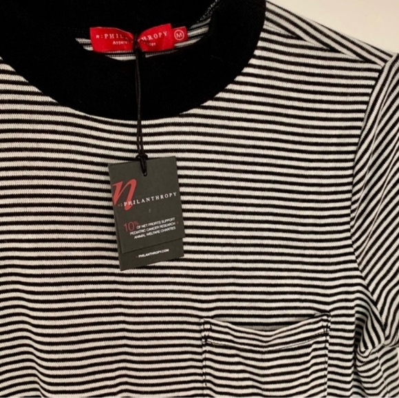 N:PHILANTHROPY BECKETT STRIPE MINI DRESS S - Picture 5 of 8